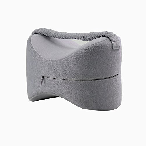 Orthopedic Knee Pillow for Sciatica Relief, Leg Pain, Pregnancy - Memory Foam Leg Pillow for Side Sleepers with Washable Cover