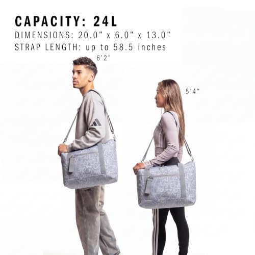 adidas All Me Tote Bag - color: Reptile Halo Silver-grey/Grey/3