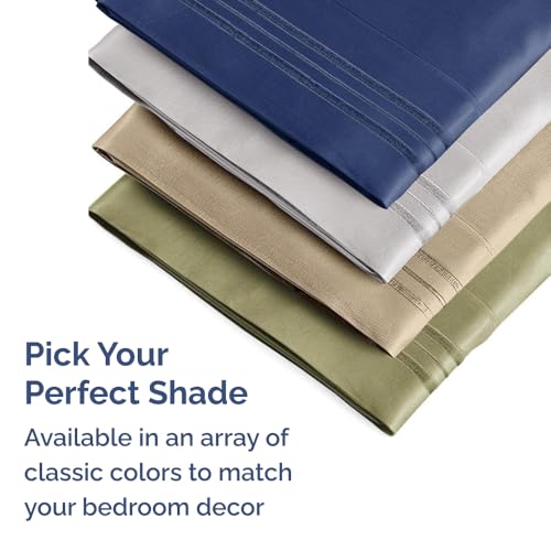 King Standard Pillow Cases Set of 2 - Ultra Soft Pillowcase Covers - Wheat - color: 11 - Wheat, size: King Standard