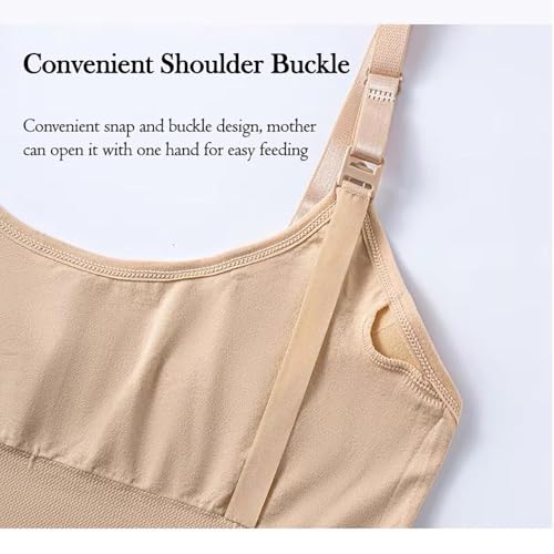 LiMira Nursing Bra Set, Wireless Soft Breathable, Detachable Adjustable Straps, Maternity Bras, 90% Polyamide 10% Elastane - size: Medium