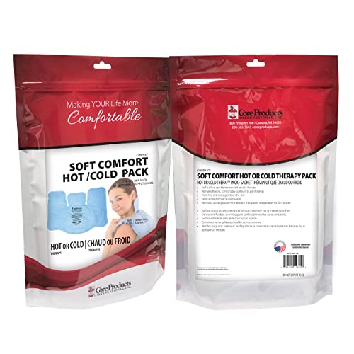 Reusable Hot & Cold Therapy Pack for Knee Back & Shoulder Pain-Trisectional - size: Tri-Sectional - 11 x 15 Inch