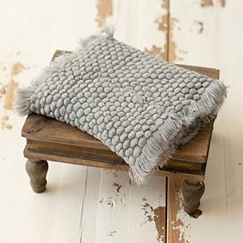 Zeroest Newborn Baby Photography Props Basket Filler Blanket (Gray) - color: Gray