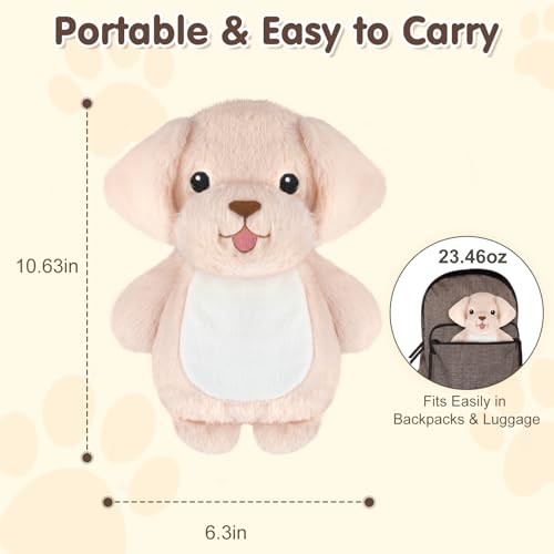 SuzziPad Golden Retriever Microwave Heating Pad Plush, 6.3" X 10.6", 1.5 Lb - style: Golden Retriever