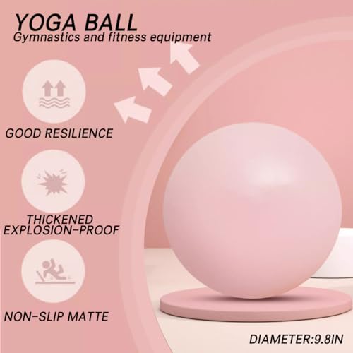 1 Pcs Small Pilates Ball Small Exercise Ball Mini Workout Yoga Balls(Green)