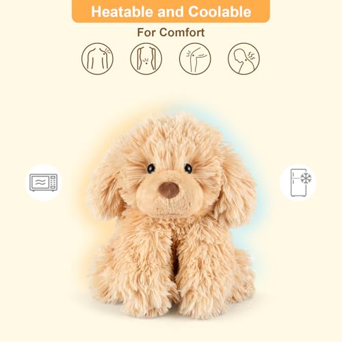 SuzziPals Heatable & Coolable Golden Retriever Stuffed Animal Heating Pad - style: Golden Retriever