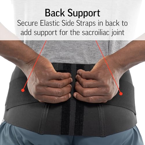 OPTP Men’s Pelvic Support Belt by Diane Lee – SI Joint Belt, Small - size: Small (Pant Size 30-32)