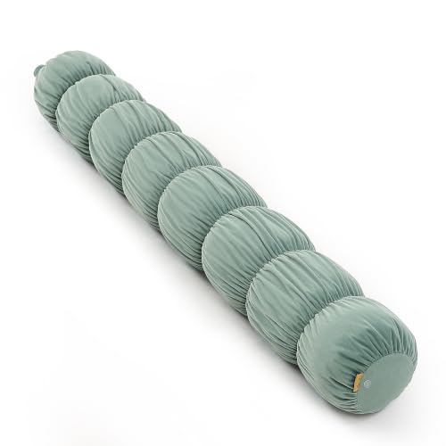 Pat. Pend. Long Body Pillow for Side Sleepers, 59 Inch, Green - color: Green, size: 59" x 7.87"