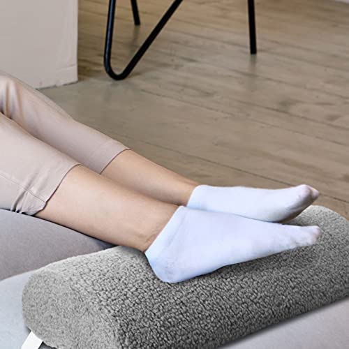 Wesiti Recliner Leg Rest Cushion Footrest Pillow Elevate Feet, Light Gray - color: Light Gray