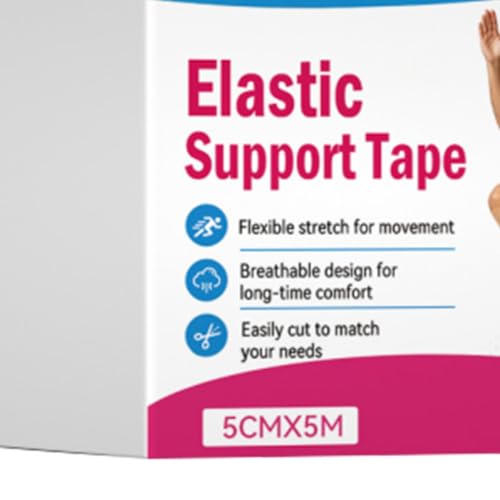 Sports Tape 2inch x 16ft Breathable Elastic Waterproof Bandage