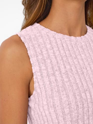 AUTOMET Womens Tank Tops Sleeveless Summer Basic Soft Clothes 2026 - color: Pink, size: Small
