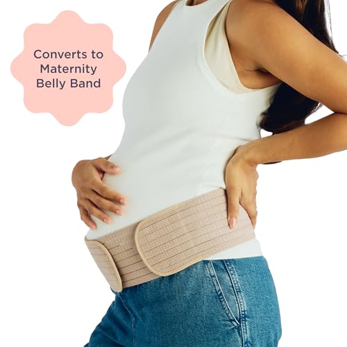 Belly Bandit 2-in-1 Hip Bandit, Maternity Belly Band & Postpartum Hip Wrap - color: Black, size: XS-M