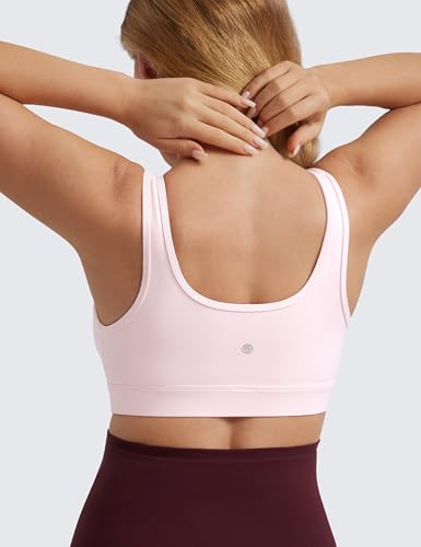 CRZ YOGA Maternity V Neck Nursing Bras - color: Strawberry Pink, size: X-Small