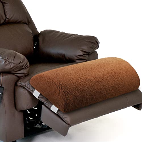 Wesiti Recliner Leg Rest Cushion Footrest Pillow Elevate Feet, Brown - color: Brown
