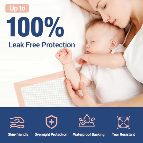 MKISS Extra Large Bed Pads 40" x 36" Disposable Adult 30 Count - size: 40"x36" -30 Pcs