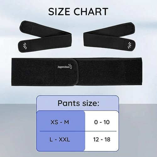 V3 Smart Maternity Belt 4 in 1 - Adjustable Pregnancy, Pelvic Support Belt, Hip & Vulva Support Belt, Comfortable Belly Band for Prenatal & Postpartum Relief, Soft & Breathable Fabric - size: Small/Medium