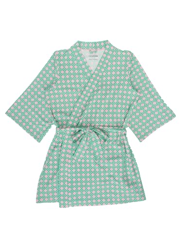 Women's Mommy & Me Modal Blend Maternity Robe - Maternity Robe - color: Pink Coastal Cane