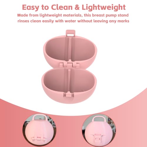 Breast Pump Case Compatible with Eufy S1 Pro, E10 & E20(Pink) - color: Pink