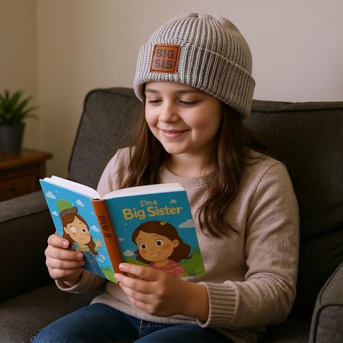 Cute Beanies Warm Soft Winter Hat Christmas Beanie Unisex - color: Big Sis