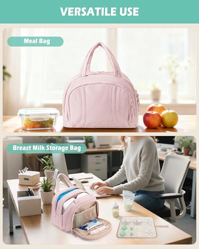 Wearable Breast Pump Bag Compatible with Momcozy/Medela/Elvie/Eufy