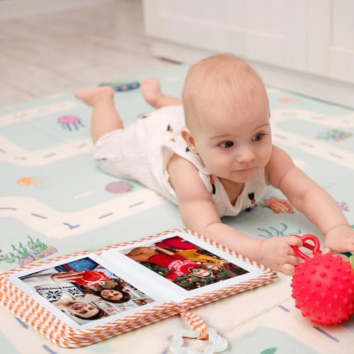 Fullhawl Boho My First Family Album Holds 17 4 x 6 Pictures - style: Boho