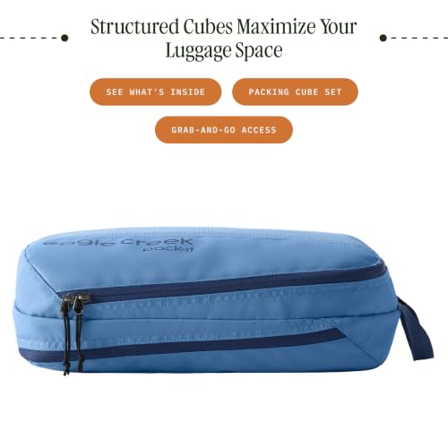 Eagle Creek Pack-It Reveal Carry-On Set, Blue Dawn, Set of 4 - color: Blue