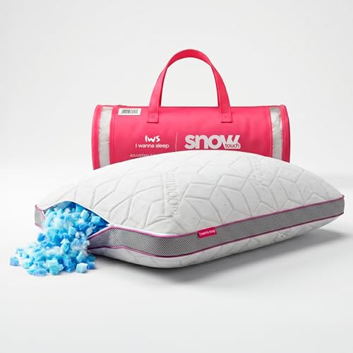 IWS I WANNA SLEEP Premium SnowTouch® Adjustable Size Pillow - color: Queen, size: Pack of 1