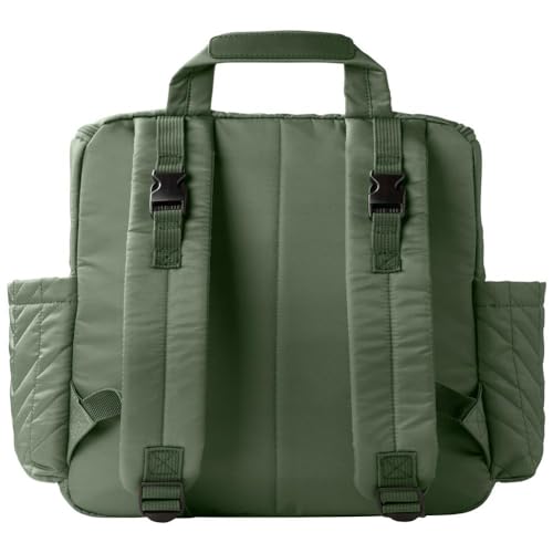 Skip Hop Diaper Bag Backpack: Forma, Multi-Function Baby Travel Bag with Changing Pad & Stroller Attachment, Sage (Pack of 3) - color: Salvia