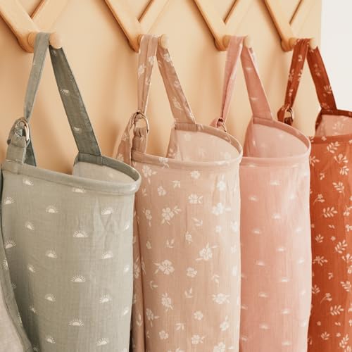 Konssy Muslin Nursing Cover Up for Breastfeeding with Rigid Hoop - color: Pink Sun