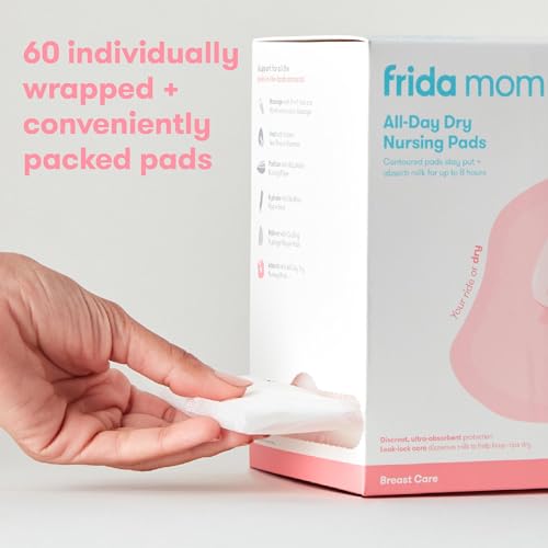 Frida Mom Disposable Nursing Pads, Ultra Absorbency, Soft Texture, 60ct - size: 60 Count