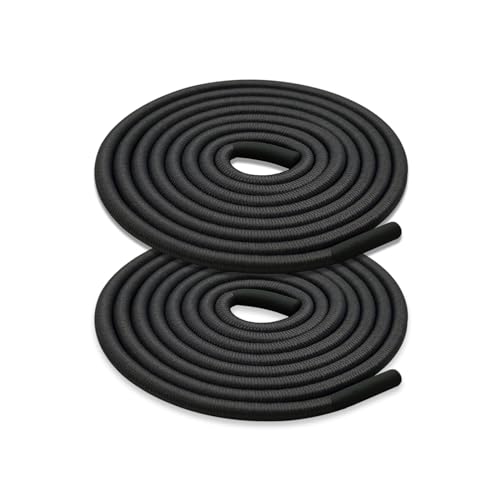 Elastic Shoe Laces for On Cloud 5, 6 Replacement Strings - color: Black, size: 18in (45cm)