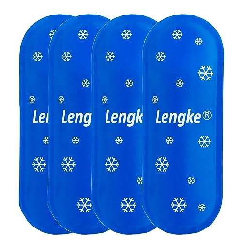Leng Ke TSA Approved Ice Packs 4 pcs, Upgraded Reusable Ice Packs for Insulin Cooler Travel Case - color: #4pcs Ice Packs
