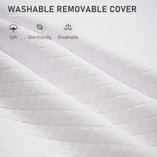 SUNYRISY Adjustable Wide Size Bed Wedge Pillow Wedge Mattress Topper - size: King 76*32*7.5in