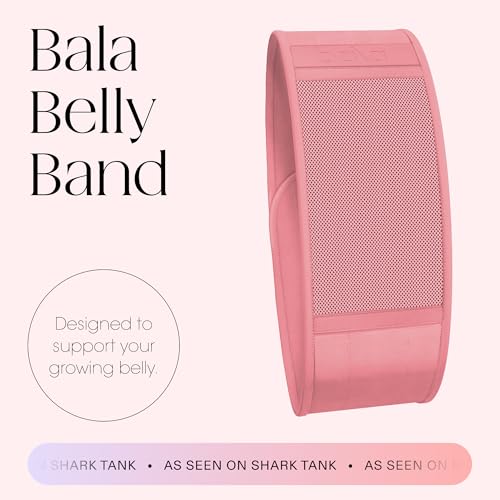 Bala Belly Bands for Pregnant Women, Breathable Mesh Maternity Belt - color: Blush