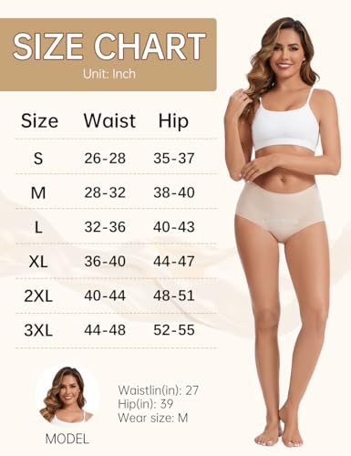 Women's Seamless Incontinence Underwear, 50ml Absorbency Leak-Proof Period Panties, Soft Reusable Washable Discreet Postpartum Briefs, 3 Pack - size: XX-Large