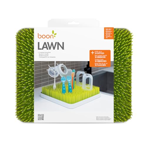 Boon Lawn Countertop Baby Bottle Drying Rack - Spring Green - 13.5x11x2.5 - size: 2 Count (Pack of 1)