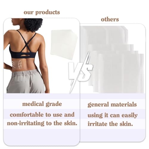 Tummy Lift Tape - Patented Made Tummy Tuck Tape, Invisible Loose Skin Stomach Tightening Body Tapes, Adhesive Clear Push Up Strips, Sweatproof and All-Day Wear Support Belly Wrap for Women - 10 Pieces