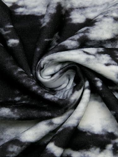 Flamingals Womens Short Sleeve V Neck Summer Tops - color: Black Multi, size: Large