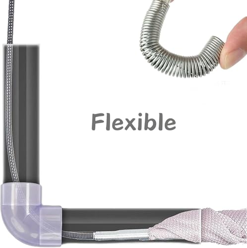 61-Inch Flexible Drain Snake with 4-Claw Grabber for Sink, Shower & Tub - style: 61 IN