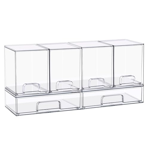 Sorbus Baby Bottle Organizer, Stackable Design (4 Tall + 2 WIDE) - size: 4 Tall + 2 WIDE