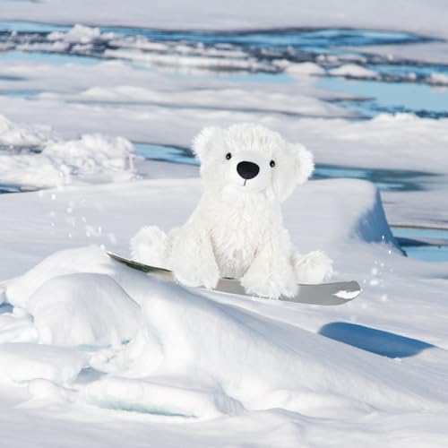 SuzziPals Microwavable Polar Bear Stuffed Animal Heating Pad for Cramps - style: Polar Bear