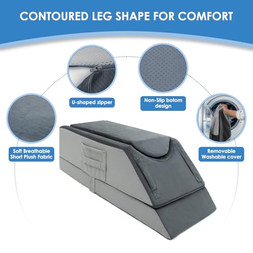 Kehangte Leg Elevation Pillows for After Surgery,Wedge Pillow,Knee Pillows - size: Single Leg (29"x13"x9.5")
