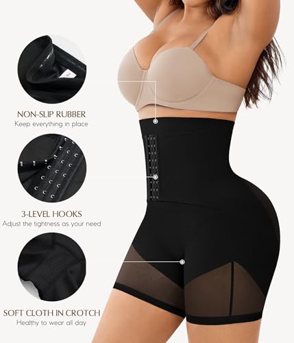 MERYOSZ Butt Lifting Shapewear for Women Tummy Control Underwear Panties - color: Black, size: Small