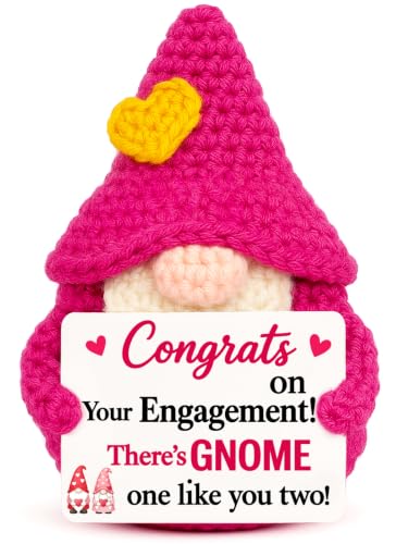 Engagement Gifts for Couples Women - Newly Engaged Wedding Gifts - style: Gnome Engaged