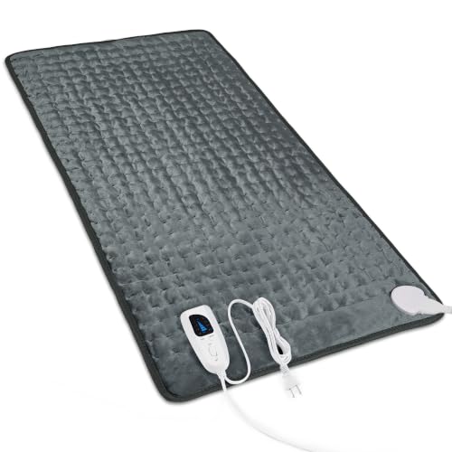 Heating Pad,Electric Heating Pads,Heating Pad for Back,DimGray,33x17 Inch - color: Dimgray, size: 33x17 Inch