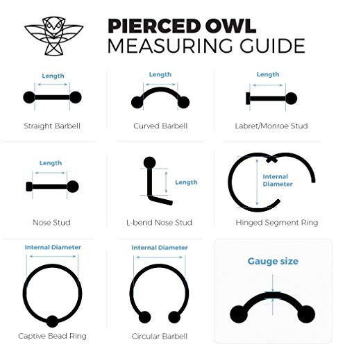 Pierced Owl - 16GA Flexible Pregnancy Maternity Belly Button Retainer