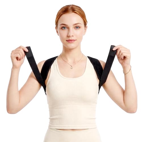 Lukvcoe Posture Corrector Women Men, Adjustable Upper Back Neck Shoulder
