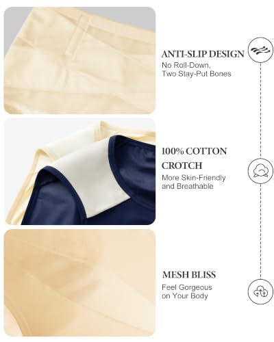 Womens Tummy Control Underwear High Waisted Shapewear 4/5 Pack - color: Multicolor, size: 3X-Large