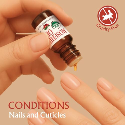 BodyJ4You Rosehip Seed Oil for Face Skin - USDA Organic Cold Pressed Pure - size: 0.17 Fl Oz (Pack of 1)