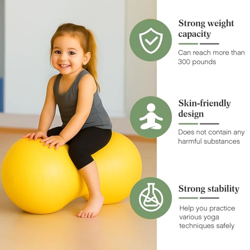 Jexine Peanut Ball for Kids Therapy Pregnancy - color: Rainbow Color