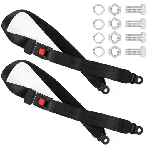 Universal Golf Cart Seat Belt Adjustable 2 Pack
